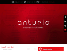 Tablet Screenshot of anturio.com